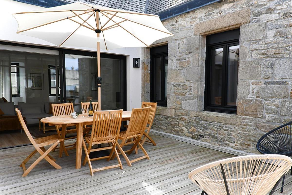 Ty Dag - Terre De Bas - Plein Centre Parking Prive Roscoff Exterior foto